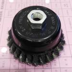 Removing Paint Steel 3 Inch Wire Cup Brush 0.5mm Carbon Steel Wire Material