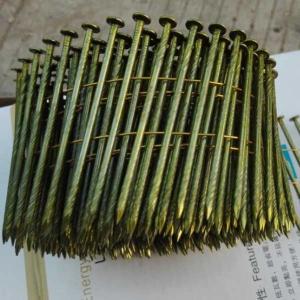 Wholesale 25 Mm 150mm Roofing Flooring Decking Ring Wood Pallet Coil Nail from china suppliers