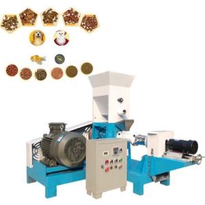 Wholesale 100-500kg/H Capacity Cat Pet Dog Food Extruder Machine Floating Fish Feed Production Line Feed Processing Machines from china suppliers