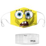 Cartoon Washable Kids Dust Face Mask With PM2.5 filter