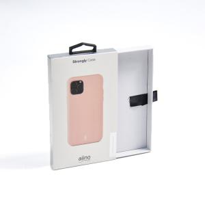China Mobile Phone Shell Custom Paper Packaging Box Anti Drop Draw Box Brown White on sale