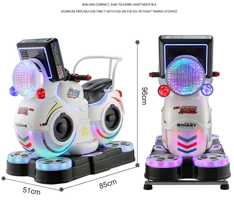 Amusement Game Center Suitable Coin Operated Kiddie Rides with Interactive Game LCD Screen