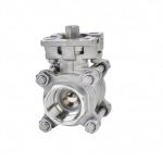 Three-piece ball valve high platform 304 stainless steel 3PC wire welded 1 "2"