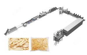 Wholesale Fully Automatic Potato Chips &amp; French Fries Production Line for Industrial Use from china suppliers