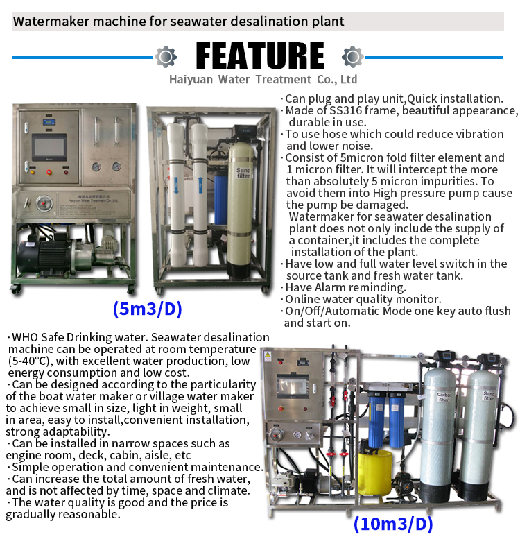 99.7% Rejection Containerized Water Treatment Plant rO System SS316L Material