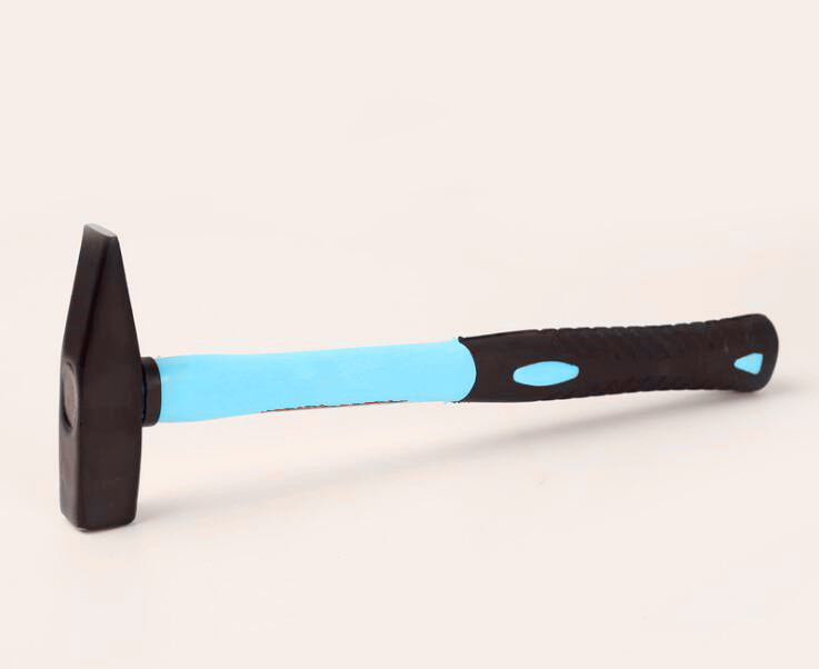 Forged steel Machinist hammer(XL-0114) with Painted surface and double colors rubber handle
