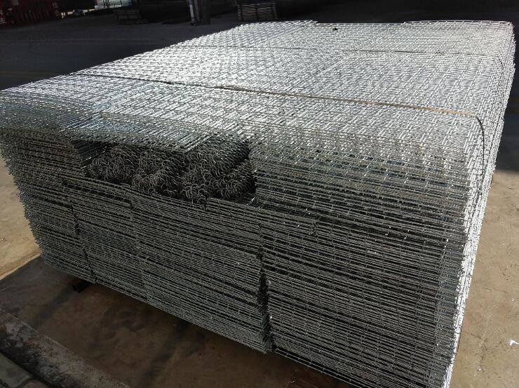 100x100x50cm Welded Gabion Wire Mesh Retaining Wall For Building Square Hole Shape