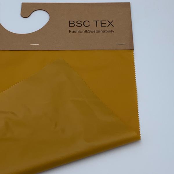 30D 360T 48 Gsm Recycled Polyester Fabric Plain Woven Taffeta Waterproof Fiber