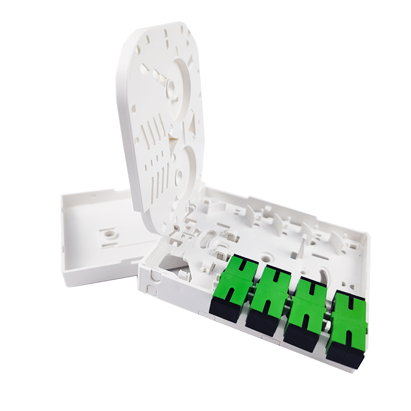 SC/APC Connector Type Fiber Optic Socket Panel for Indoor FTTH Network Connection