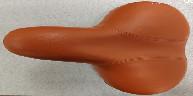 Wholesale Stylish OEM Brown Leather Mountain Bike Seat Exquisite Design from china suppliers