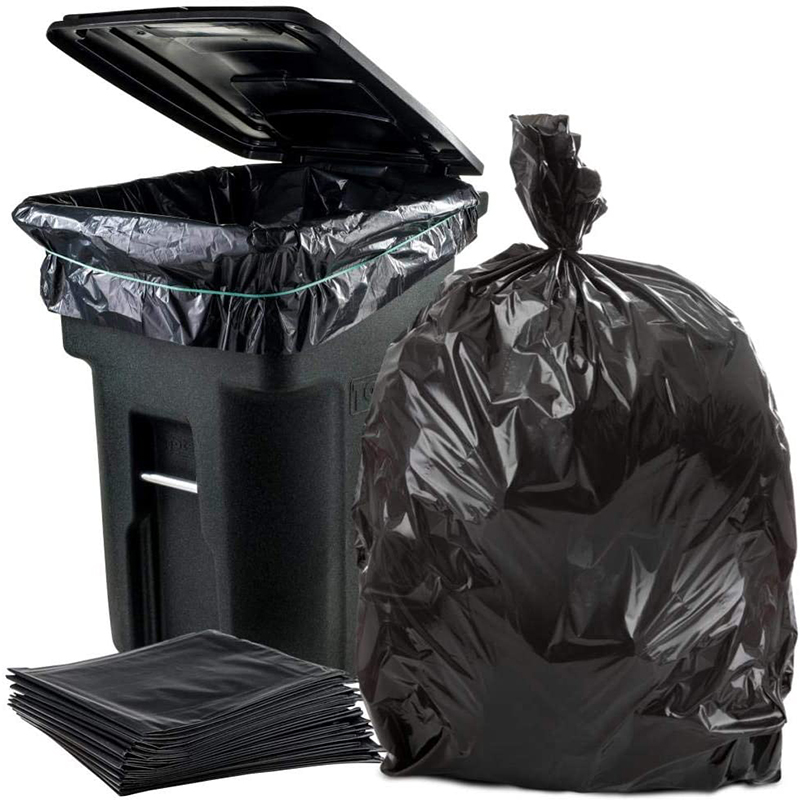 Heat Seal Sealing Handle Contractor Trash Bags Extra Strong and Large for Construction