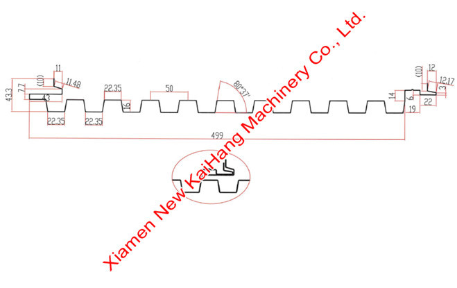 7.5 Kw Sandwich Panel Roll Forming Machine Roofing Roll Former For Continuous PU Line