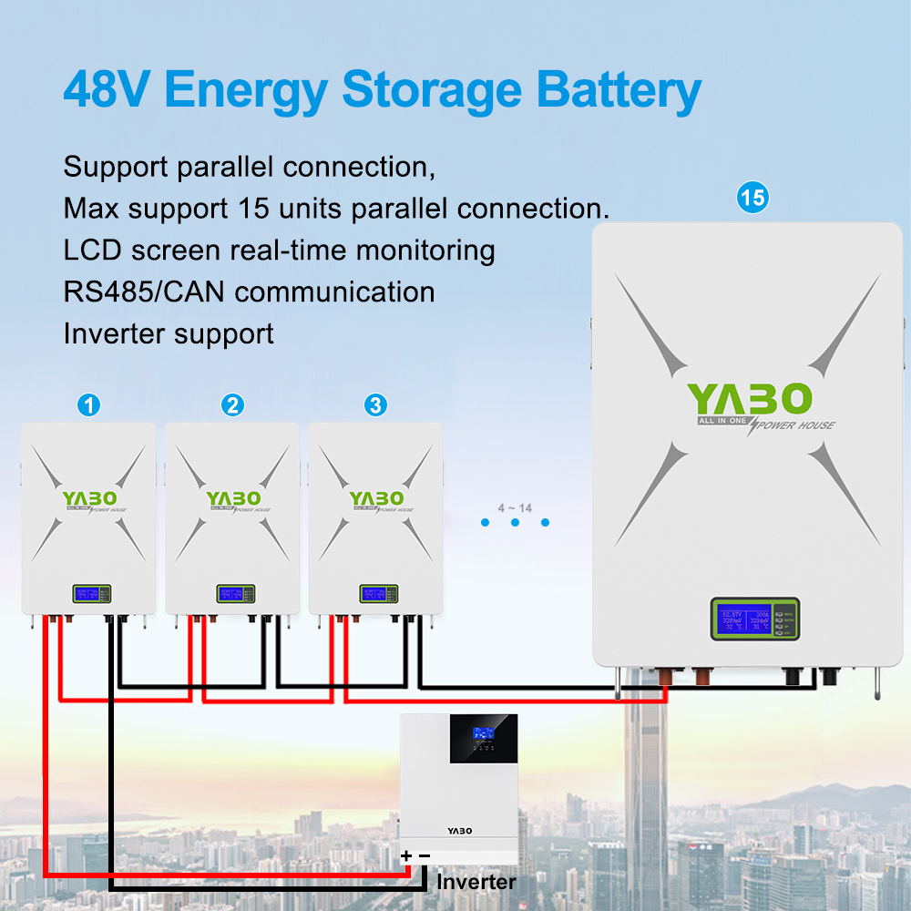 7kwh 10kwh 5kwh Lifepo4 Battery Powerwall 5kw-48v 51.2V 100Ah 170Ah 230Ah 200Ah