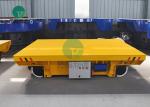 Flatbed Automatic Motorized Rail Guided Foundry Industry Transfer Carts