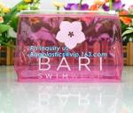 2.5 mil slider PVC bag, make-up packaged factory slider PVC cosmetics bag,