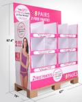Supermarket clothes T paper display stand, underwear underwear paper shelf,