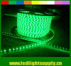 Wholesale High lumen SMD5050 220V waterproof IP65 led neon flexible strip green from china suppliers