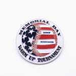 Free Sample Personalized Enamel Pins , Dye Black Metal Enamel Pins For Souvenir