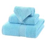 70*140cm Cotton Towel Set for Hotel Home Beach 3pcs Long Staple Absorbent Bath