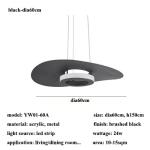 Modern Round Aluminum Led Pendant Lights For Living Room Dining Room LED