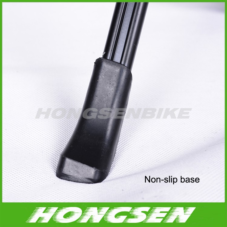 Super resilience in mountain bike support/bicycle leg kickstand