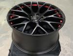 5x130 matt black color and red line 22x10 wheels forged wheels for mercedes G