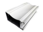 6063 Aluminium Door Profiles , Customized Aluminum Extrusion Flash Metal Powder
