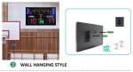 Customized Shape Indoor Stadium Sport Soccer Baseball Digital Scoreboard with 24