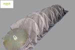 Black Fiberglass Filter Bag For Cement Plant Corrosion Resistance