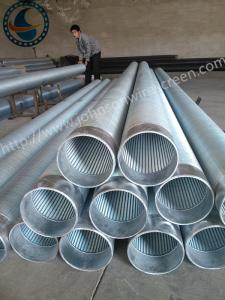 Wholesale Full Welded Johnson Screen Pipe , Stainless Steel Well Pipe For Water Well Drilling from china suppliers