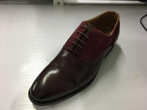Wholesale Fashion Men'S Black Derby Shoes , Round Toe Mens Black Patent Leather Shoes from china suppliers