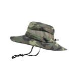 Wide Brim Outdoor Fisherman Hat Leisure Camouflage Bucket Hat With String