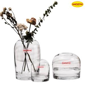 Wholesale Polished Decorative Thick Crystal Glass Vases 11cm Diameter from china suppliers