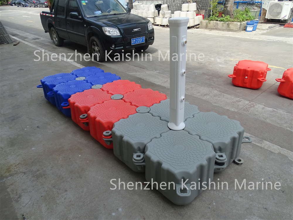 Plastic Modular Floating Cubes HDPE Dock Float Pontoon Pier Modular Dock Cubes