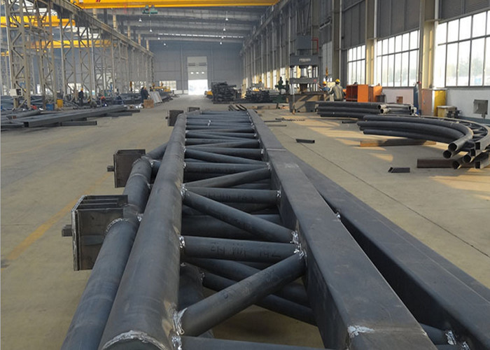 Prefabricated Steel Structure Office Building Painted Surface EN1090 Certificated