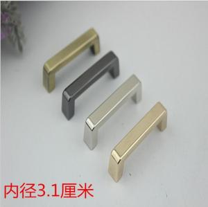Wholesale Bag accessories nickel color 31 mm zinc alloy metal arch bridge with hanging plating from china suppliers