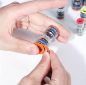 China Air Blown HDPE Cable Micro Pipe Connector For Underground Telecommunication Pipe on sale