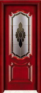 Wholesale Solid Wood Door with Glass from china suppliers