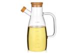 High Borosilicate Glass Olive Oil Bottle , Olive Oil Bottle Holder