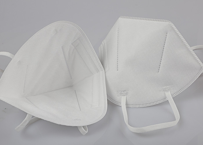Anti Pollution Folding FFP2 Mask Skin Friendly Breathable Gray Color With Valve