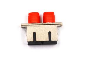 Wholesale Duplex Bulkheaded Fiber Optic Adapter FC SC Connector Metal Housing from china suppliers