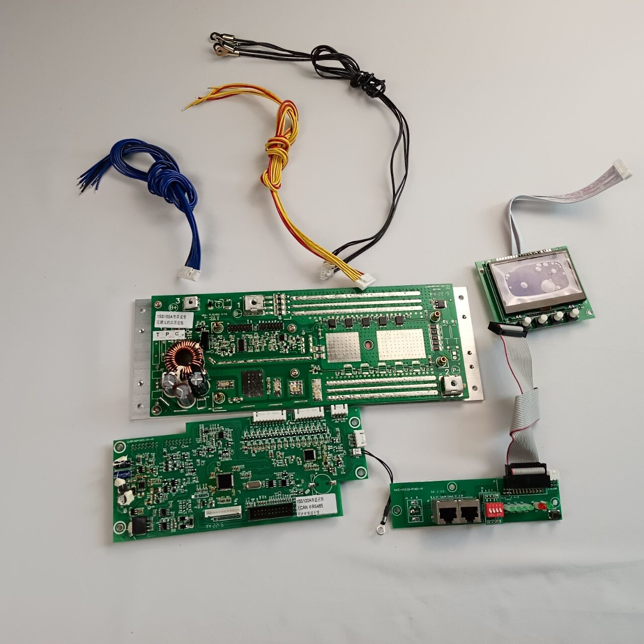15S 16S 100A BMS 48V Smart BMS Aluminum Plate For Lithium Battery 5kwh With LCD Display With RS485 For Telecom