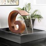 SGS Corten Water Fountain 4ft Corten Steel Water Bowl Fountain