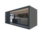 Topshaw 10 foot Container Coffee Shop, 10ft Container Bar , Container Restaurant