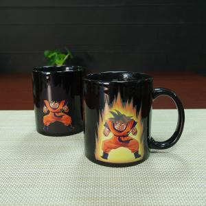 Wholesale Heat Sensitive Color Changing Mugs Yellow Goku Dragon Ball Magic Mug Coffee Mug Decoration from china suppliers