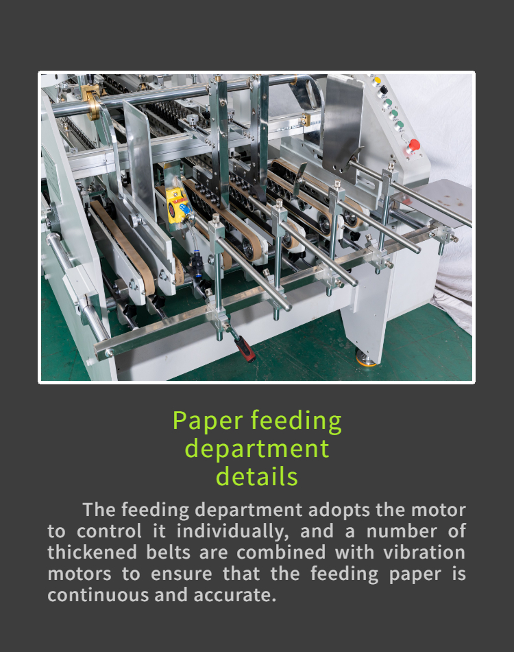 MAXIMUM PAPER WIDTH 2 1050mm 3A Paper Pasting Machinery 6 Corner Box Folder Gluer Machine