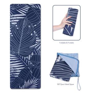 Wholesale Travel Size Rubber Exercise Mats , Breathable Sweat Proof Yoga Mat from china suppliers
