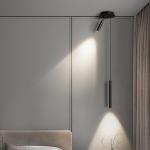 Bedside chandelier modern bedroom living room sofa background wall lamp pendant
