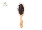 Slender Oval Shape 23cm Wooden Handle Hair Brush