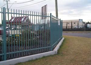 Wholesale Security Steel Tube Fence Panels Easy Maintenance Spear Top Sliding Gate from china suppliers